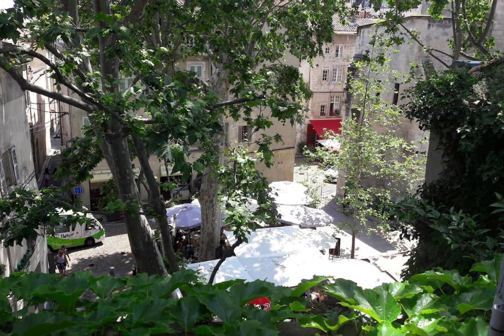 Ferienwohnung Renove, Vue Sur Palais Des Papes, Terrasse Et Wifi Troisieme Etage Avignon Exterior foto