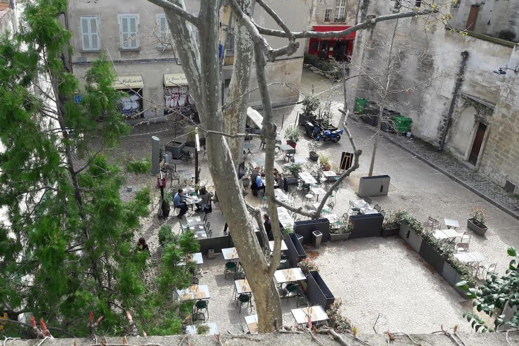 Ferienwohnung Renove, Vue Sur Palais Des Papes, Terrasse Et Wifi Troisieme Etage Avignon Exterior foto